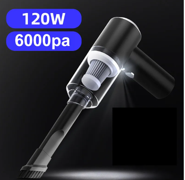 Wireless Car Vacuum Cleaner – 120W Portable